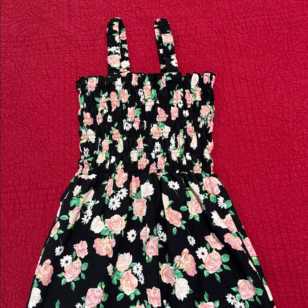 H&M Black Floral Dress